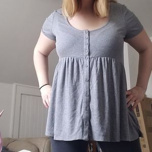 Torrid Gray Top